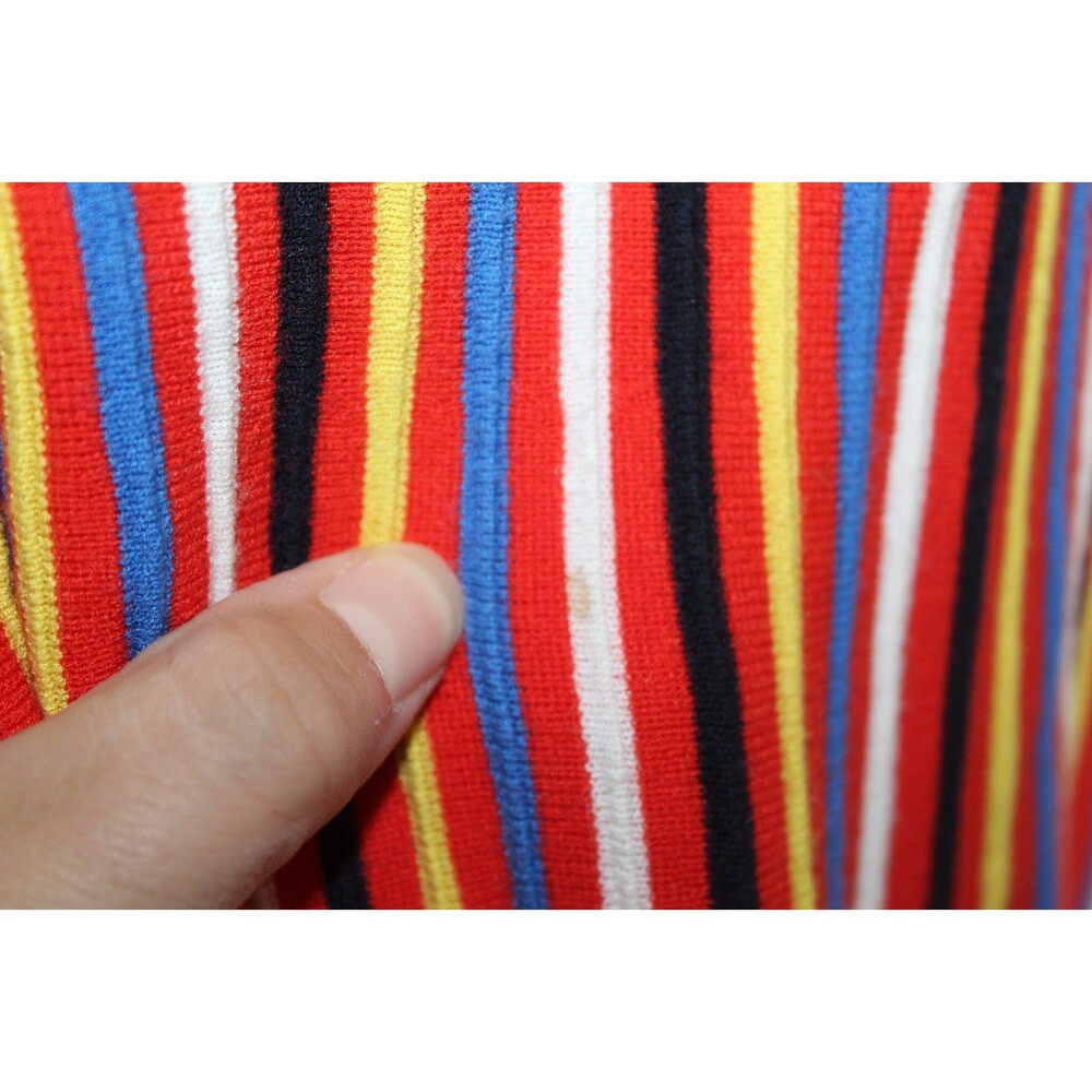 Banana Republic women's striped sleeveless a-line dress size XS colorful knit - Picture 12 of 12